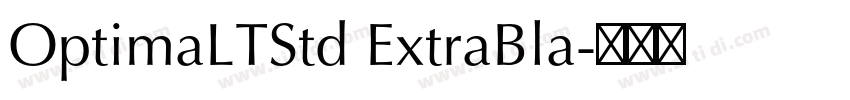 OptimaLTStd ExtraBla字体转换